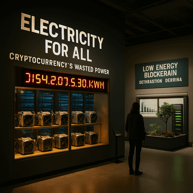 Unsustainability of Crypto Exhibition